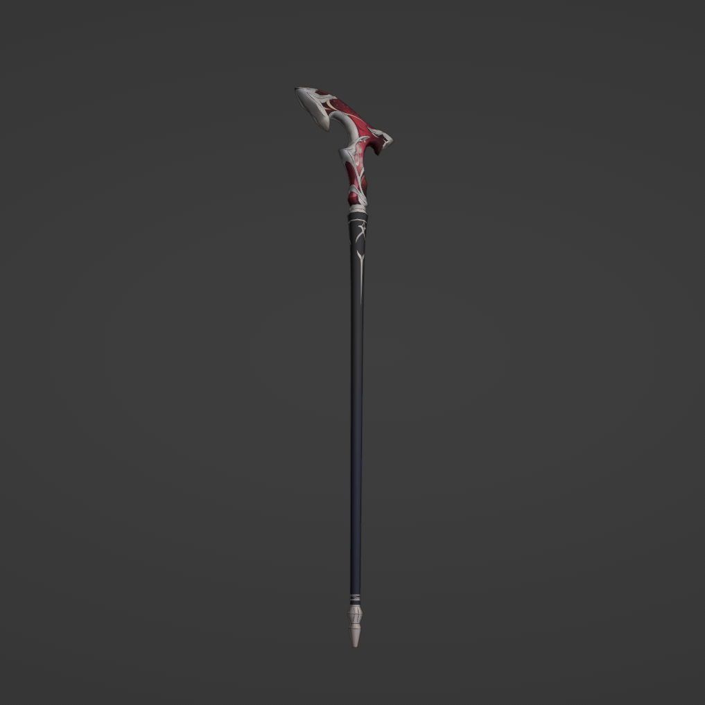 Welt Cane - Digital 3D Model - Honkai: Star Rail - Welt Cosplay