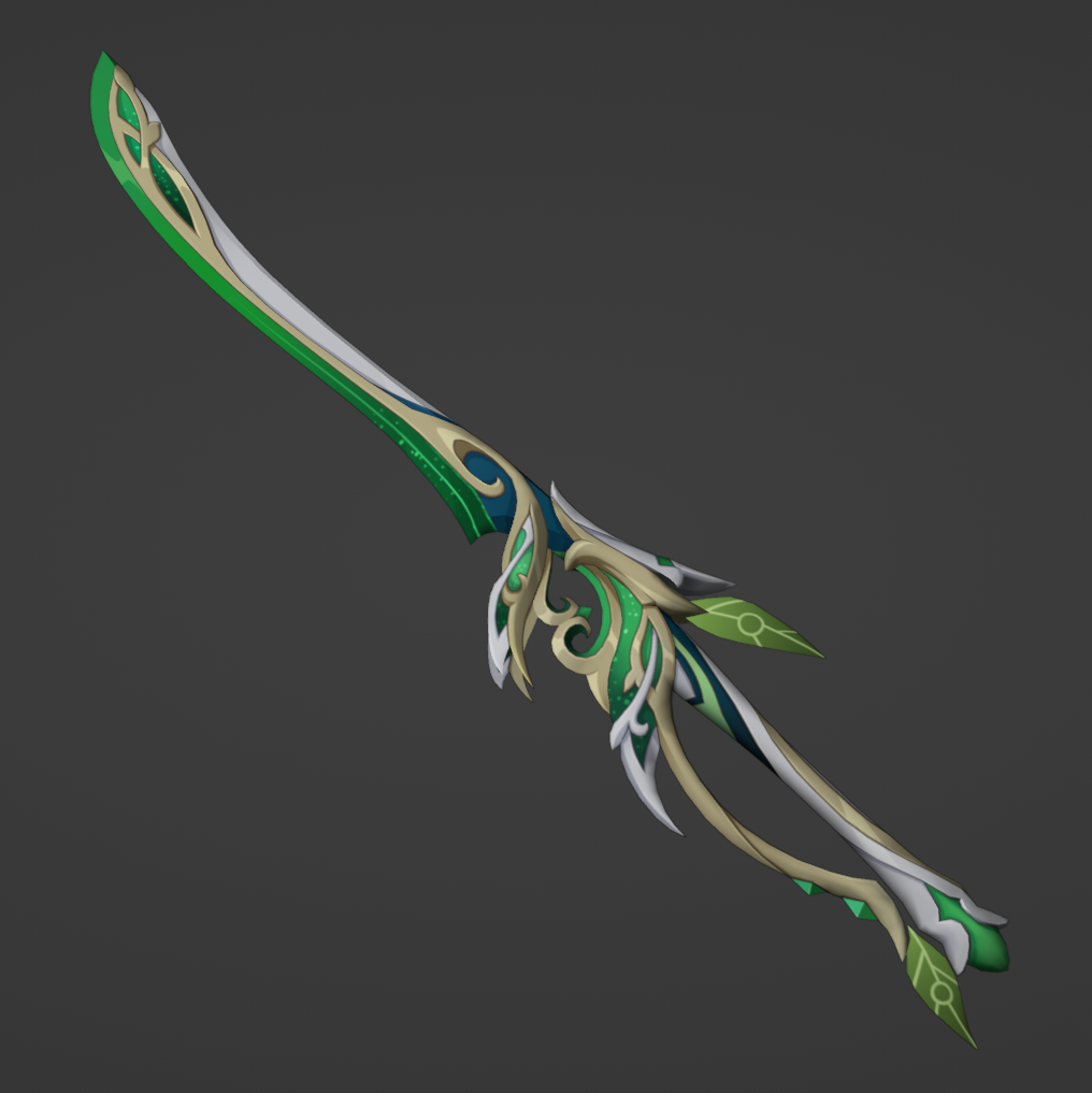 Light of Foliar Incision - Digital 3D Model - Genshin Impact - Alhaitham Cosplay