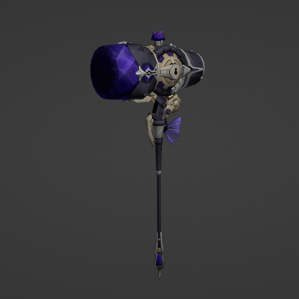 Herta Hammer - Digital 3D Model - Honkai: Star Rail - Herta Cosplay