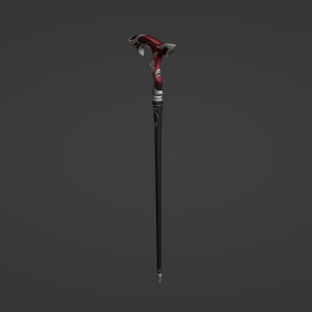 Welt Cane - Digital 3D Model - Honkai: Star Rail - Welt Cosplay