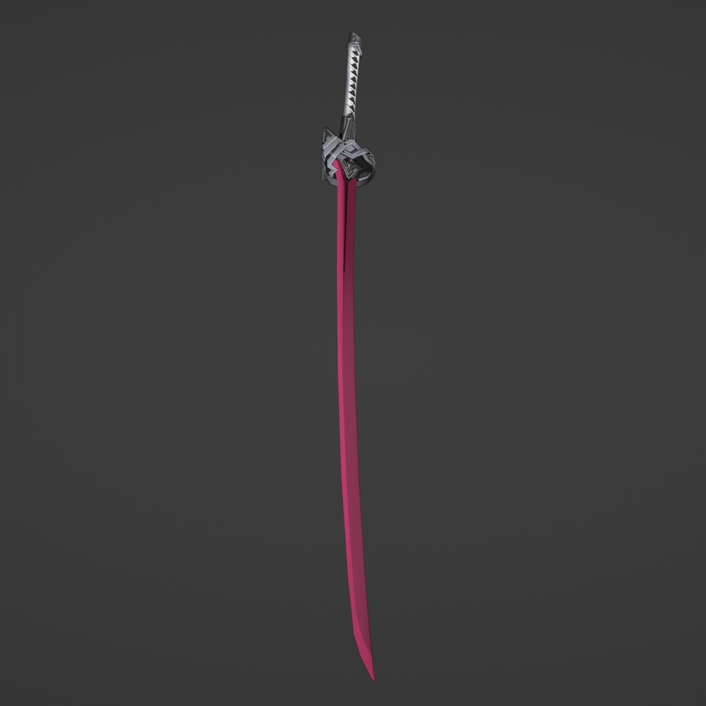 Kafka Katana - Digital 3D Model - Honkai: Star Rail - Kafka Cosplay