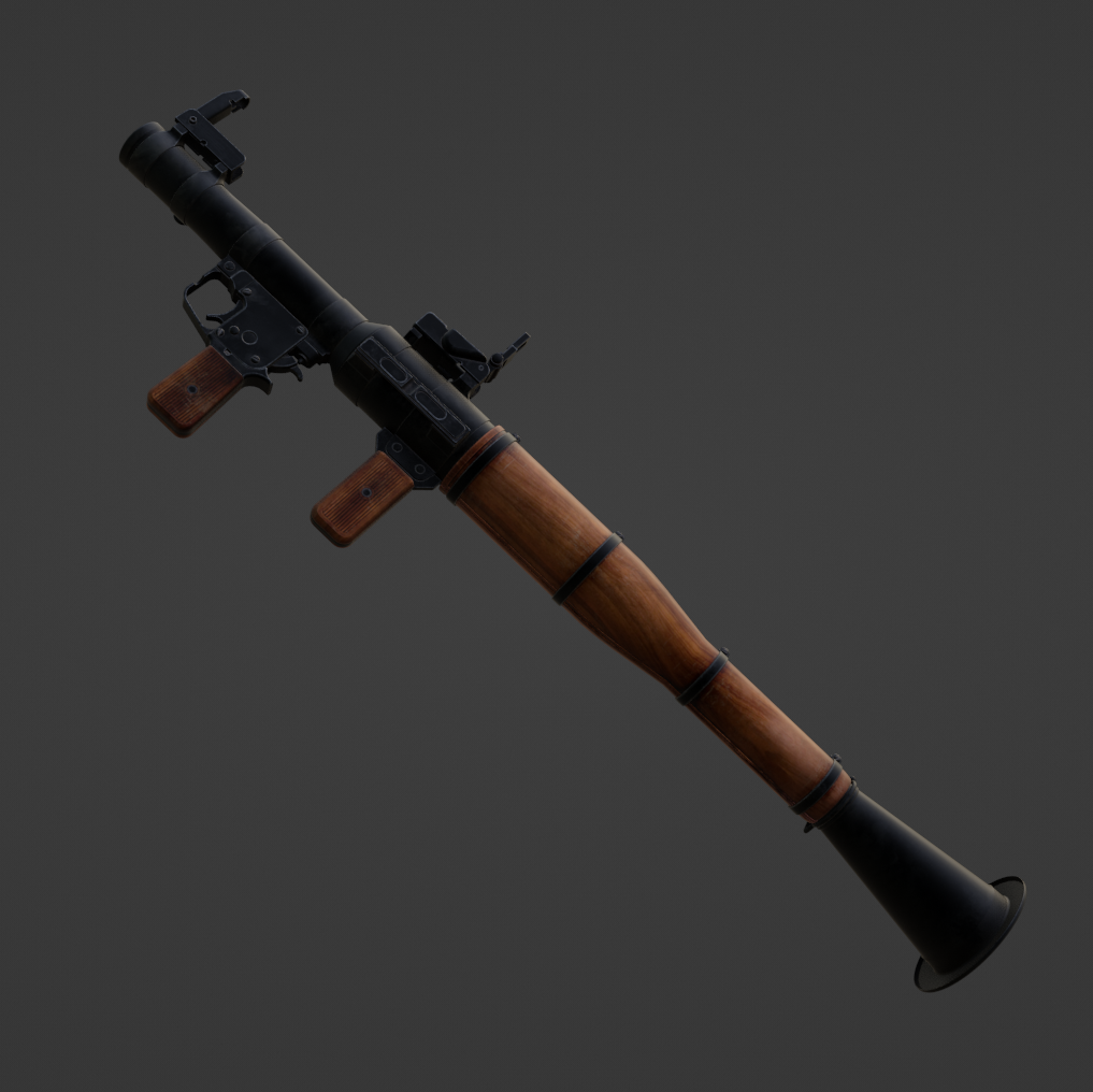 Rocket Launcher (RE4) - Digital 3D Model - Resident Evil 4 - Leon Kennedy Cosplay