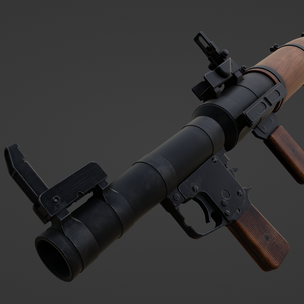 Rocket Launcher (RE4) - Digital 3D Model - Resident Evil 4 - Leon Kennedy Cosplay
