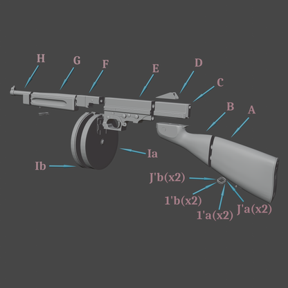 Chicago Sweeper - Digital 3D Model - Resident Evil 4 Cosplay