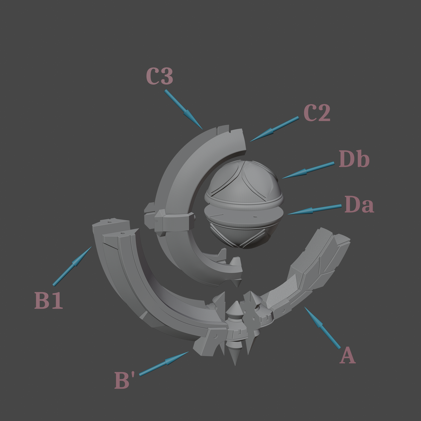 Wandering Evenstar Catalyst - Digital 3D Model Files and Physical 3D Printed Kit Options - Wandering Evenstar - Genshin Cosplay