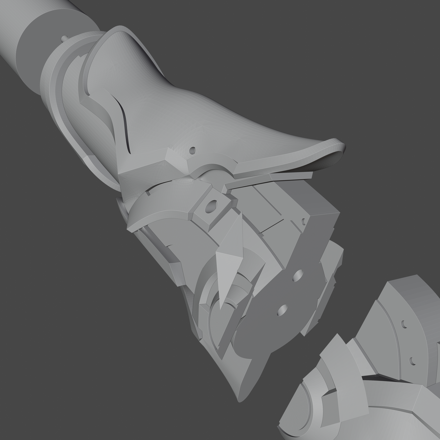 Cryo Fatui Gun - Digital 3D Model Files and Physical 3D Printed Kit Options - Fatui Gun - Fatui Cosplay