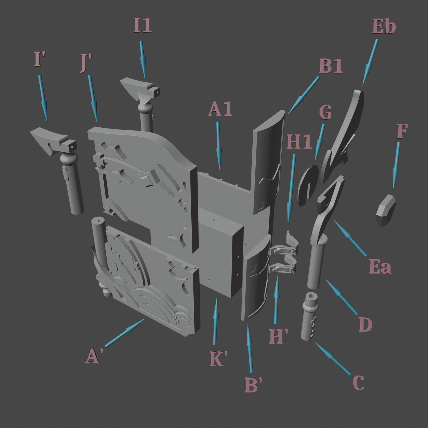 Klee Dodoco Tales - Digital 3D Model Files and Physical 3D Printed Kit Options - Klee Cosplay