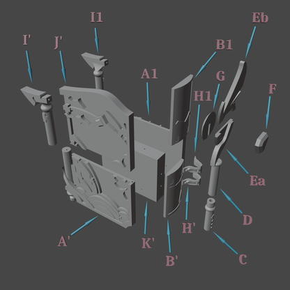 Klee Dodoco Tales - Digital 3D Model - Genshin Impact - Klee Cosplay