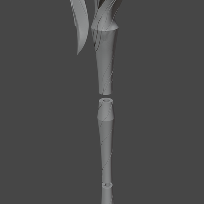 Hanya's Brush Wand - Digital 3D Model - Honkai: Star Rail - Hanya Cosplay