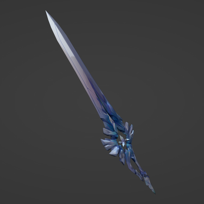 Jingliu Great Sword - Digital 3D Model - Honkai: Star Rail - Jingliu Cosplay