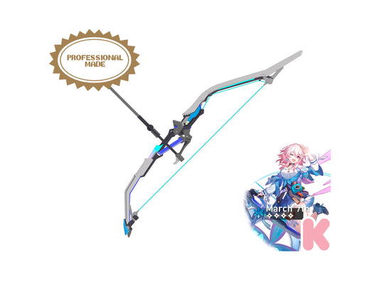 March 7th Bow - Digital 3D Model Files and Physical 3D Printed Kit Options - Honkai: Star Rail Cosplay - March 7th Cosplay