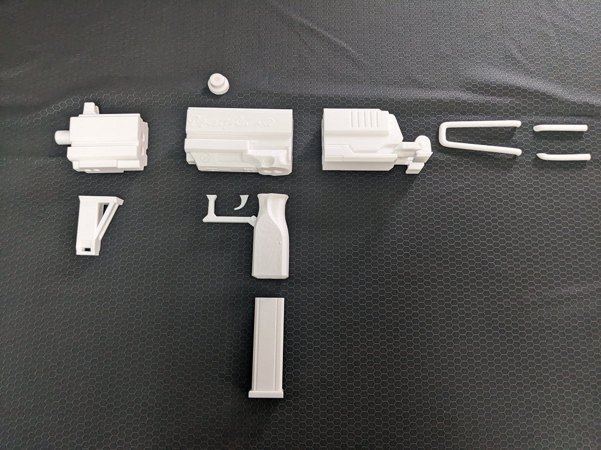Kafka Uzi - Digital 3D Model Files and Physical 3D Printed Kit Options ...