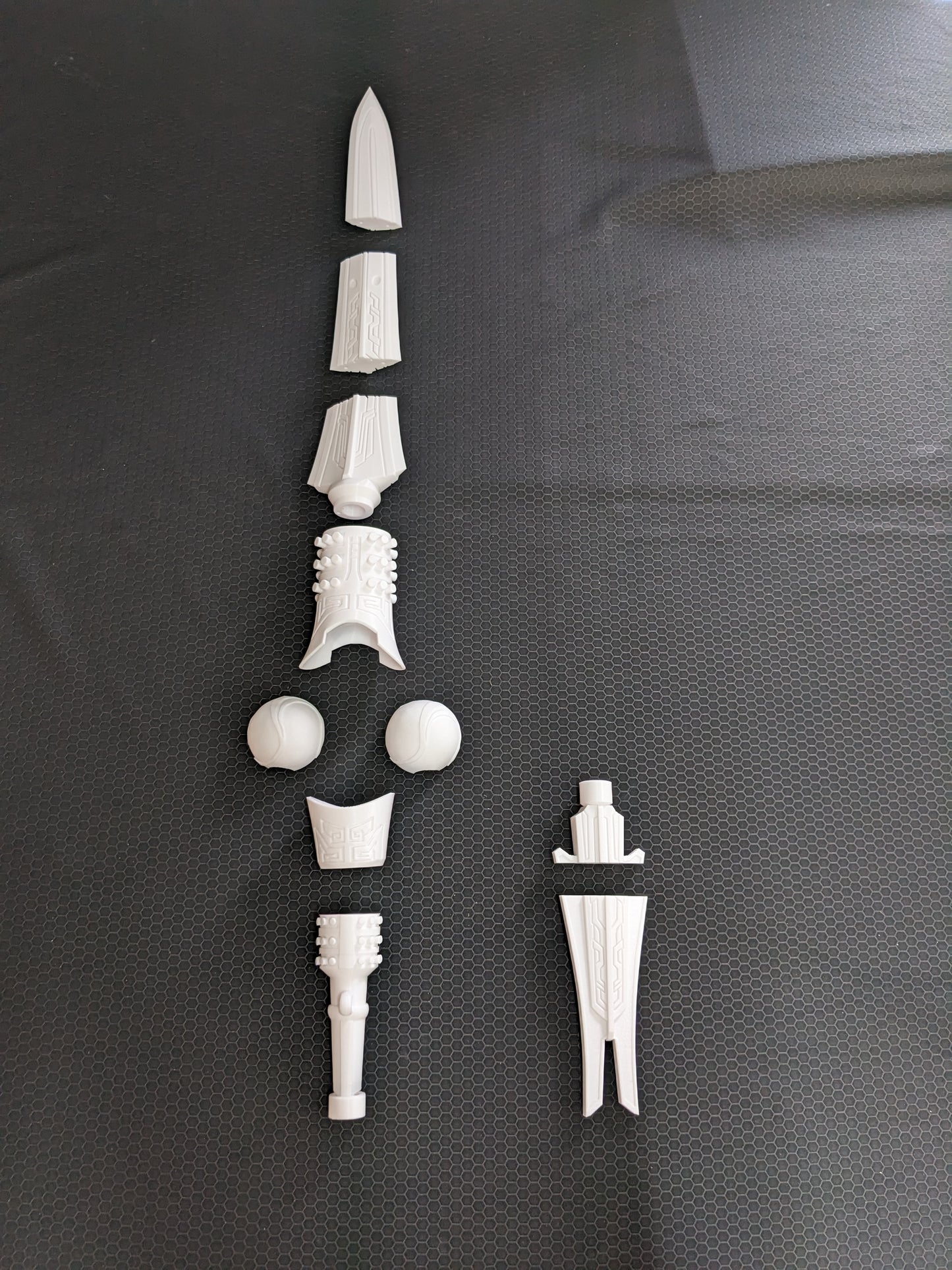 Dan Heng Spear - Digital 3D Model Files and Physical 3D Printed Kit Options - Honkai: Star Rail Cosplay - Dan Heng Cosplay - Cloud Piercer