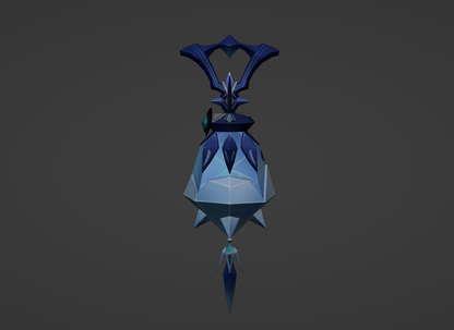 Cryo Lantern - Digital 3D Model - Genshin Impact - Fatui Cryo Cicin Mage