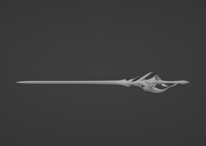 Luocha Rapier - Digital 3D Model - Honkai: Star Rail - Luocha Cosplay