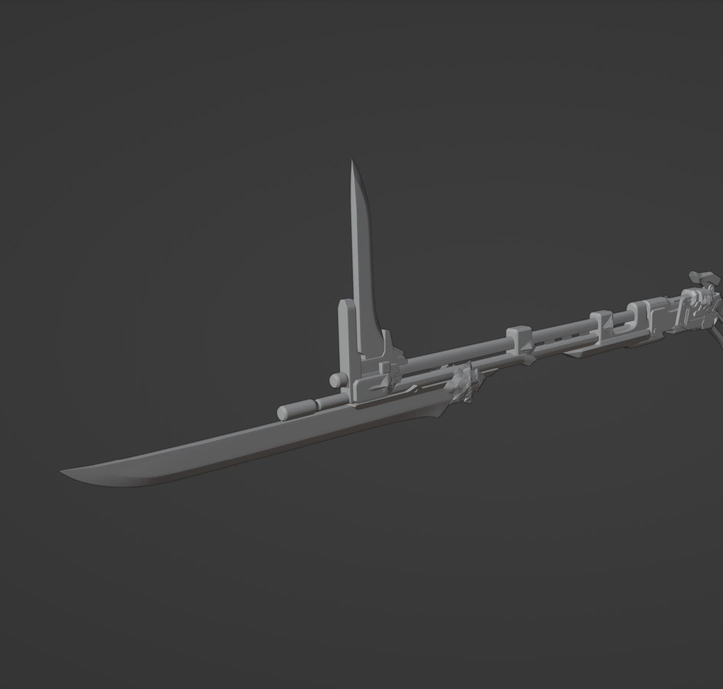 Bronya Rifle - Digital 3D Model Files and Physical 3D Printed Kit Options - Honkai: Star Rail Cosplay - Bronya Cosplay