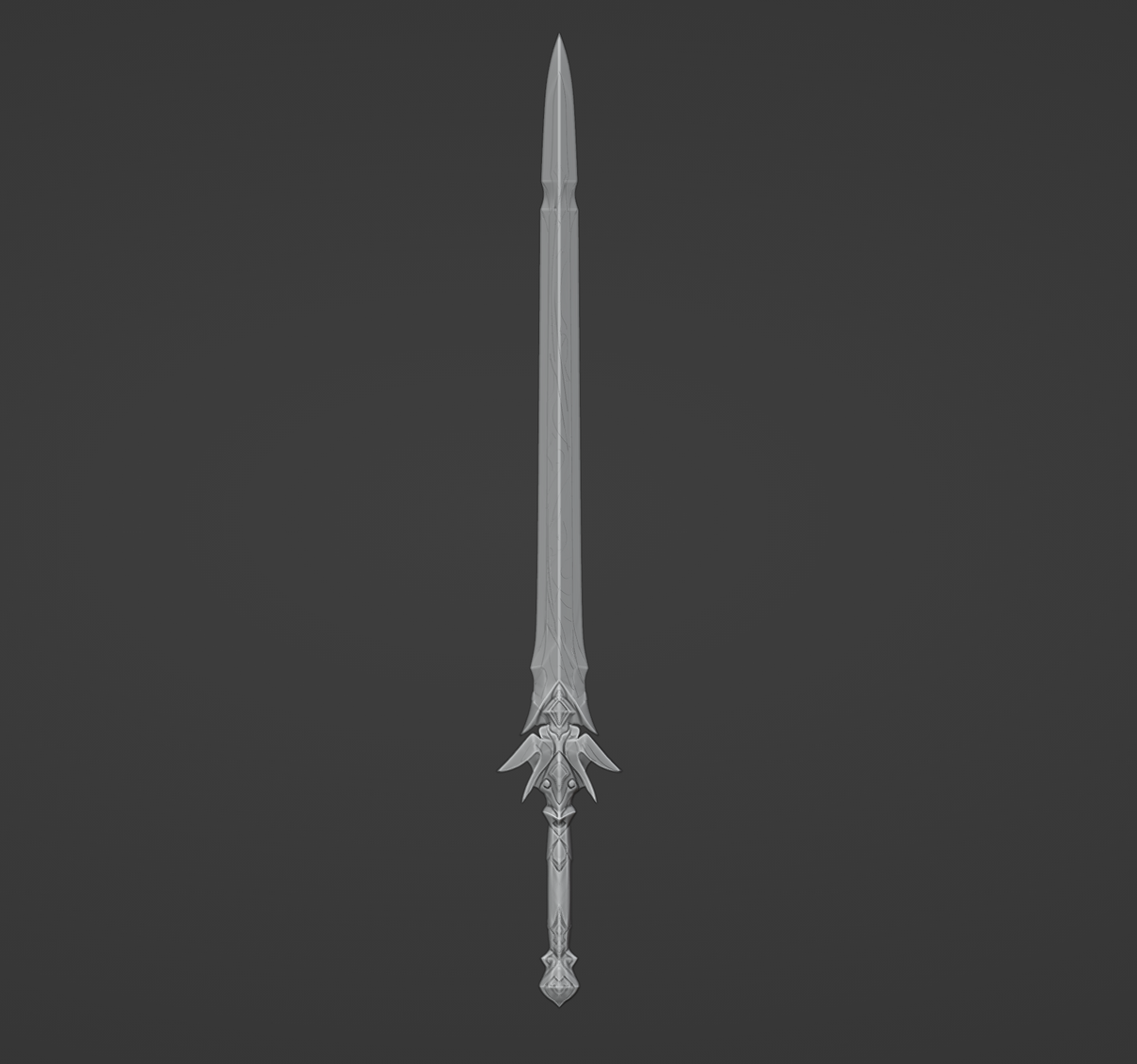 Yanqing Sword - Digital 3D Model Files and Physical 3D Printed Kit Opt ...