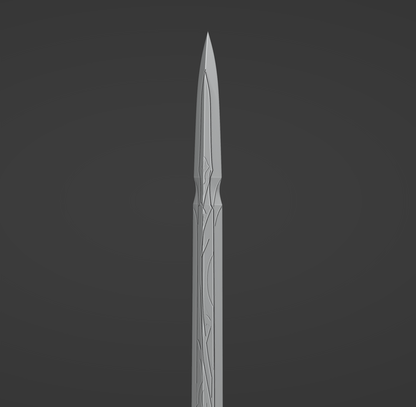 Yanqing Sword - Digital 3D Model - Honkai: Star Rail - Yanqing Cosplay