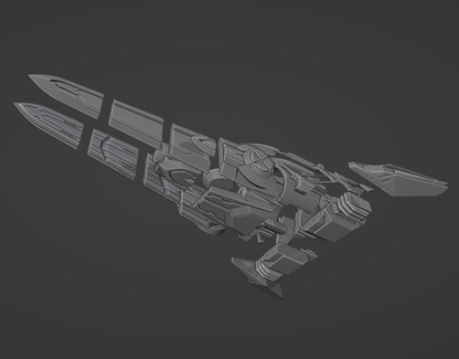 Silver Wolf Blaster - Digital 3D Model - Honkai: Star Rail - Silver Wolf Cosplay