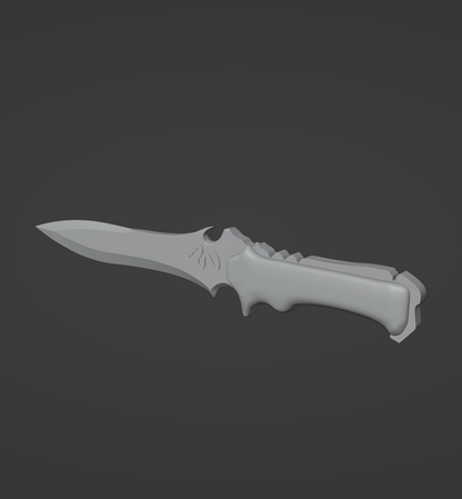 Fighting Knife - Digital 3D Model - Resident Evil 4 - Leon Kennedy Cosplay