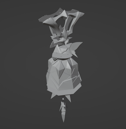 Cryo Lantern - Digital 3D Model - Genshin Impact - Fatui Cryo Cicin Mage