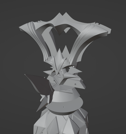 Cryo Lantern - Digital 3D Model - Genshin Impact - Fatui Cryo Cicin Mage