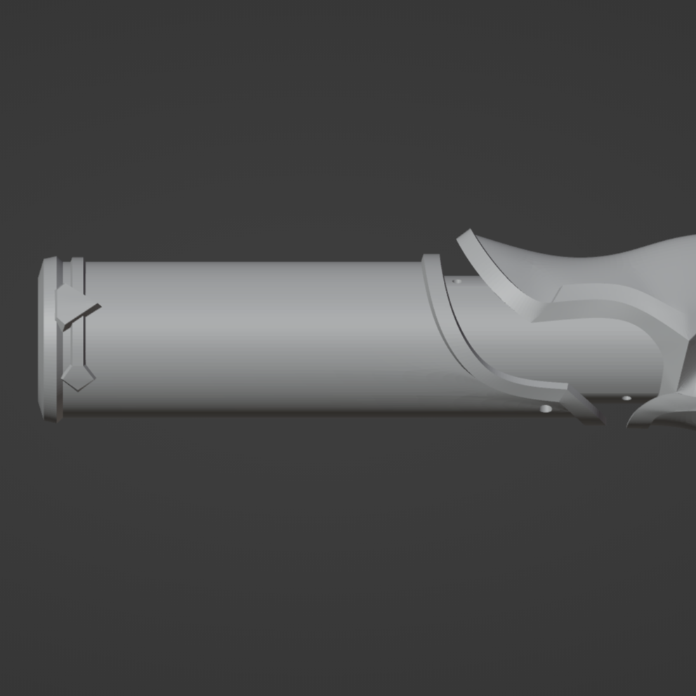 Cryo Fatui Gun - Digital 3D Model Files and Physical 3D Printed Kit Options - Fatui Gun - Fatui Cosplay