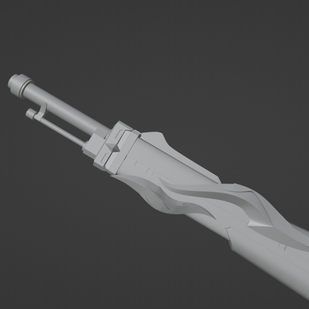 Pyro Fatui Gun - Digital 3D Model Files and Physical 3D Printed Kit Options - Fatui Pyroslinger Bracer Gun Cosplay