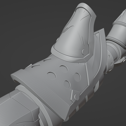 Jinx Arcane Shark Bazooka (Fishbones)- Digital 3D Model - League of Legends - Jinx Arcane Cosplay