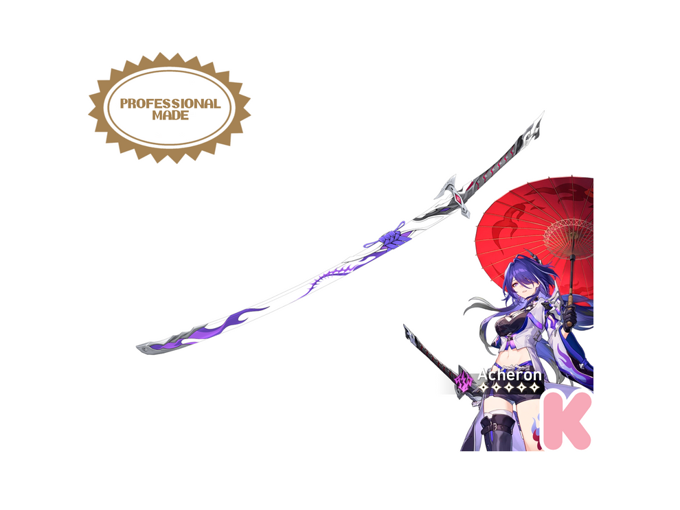 Acheron's Katana - Digital 3D Model - Honkai: Star Rail - Acheron Cosp ...