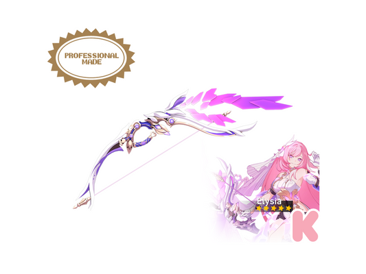 Elysia's Flawless Return Bow - Digital 3D Model Files and Physical 3D Printed Kit Options - Honkai Impact 3rd Cosplay - Elysia Cosplay