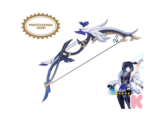 Aqua Simulacra Bow - Digital 3D Model Files and Physical 3D Printed Kit Options - Yelan Cosplay