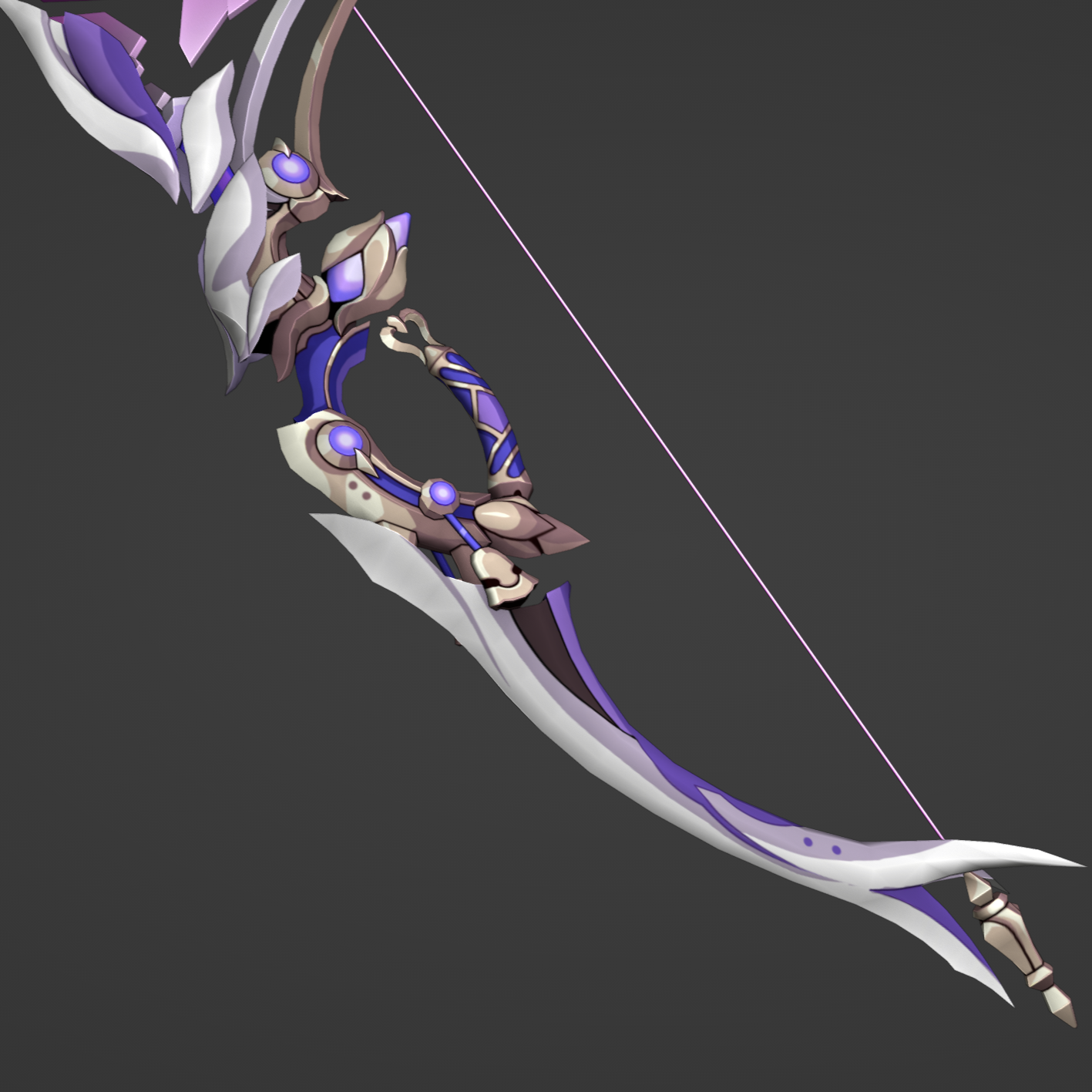 Elysia's Flawless Return Bow - Digital 3D Model Files and Physical 3D Printed Kit Options - Honkai Impact 3rd Cosplay - Elysia Cosplay