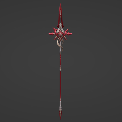 Argenti's Spear - Digital 3D Model - Honkai: Star Rail Cosplay - Argenti Cosplay