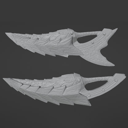 Usurper's Fulgur - Digital 3D Model - Monster Hunter World Cosplay