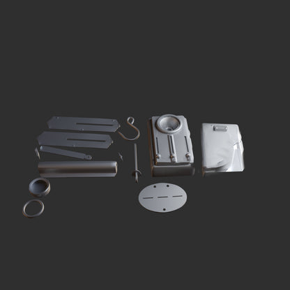 Karl Heisenberg Accessories - Digital 3D Model - Resident Evil Village - Karl Heisenberg Cosplay