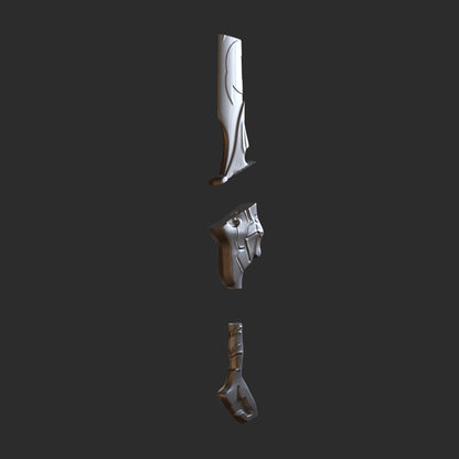 Fillet Blade - Digital 3D Model - Genshin Impact - Kaedehara Kazuha Cosplay