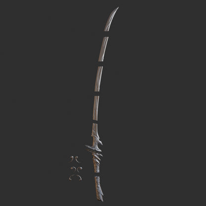 Shogun Raiden Katana - Digital 3D Model - Genshin Impact - Shogun Raiden Cosplay