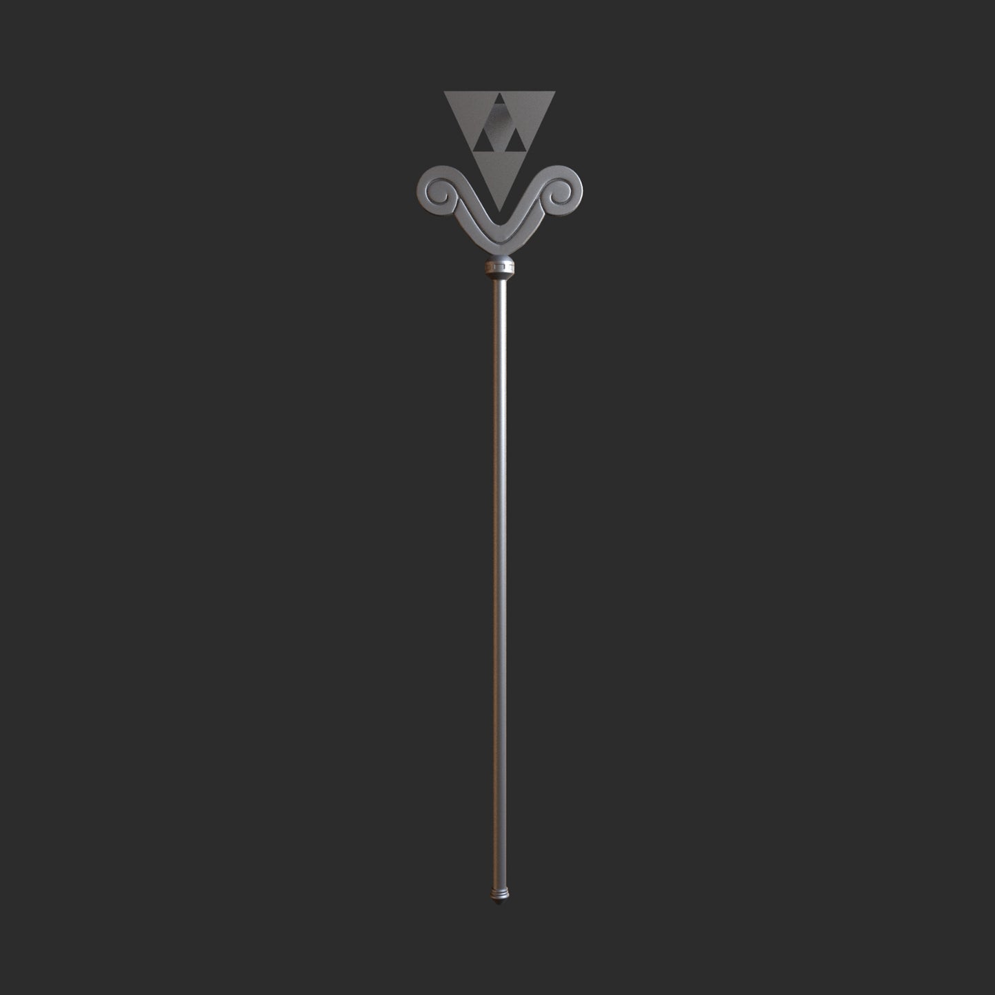 Hilda Staff - Digital 3D Model and Physical 3D Printed Kit Options - Princess Hilda Cosplay