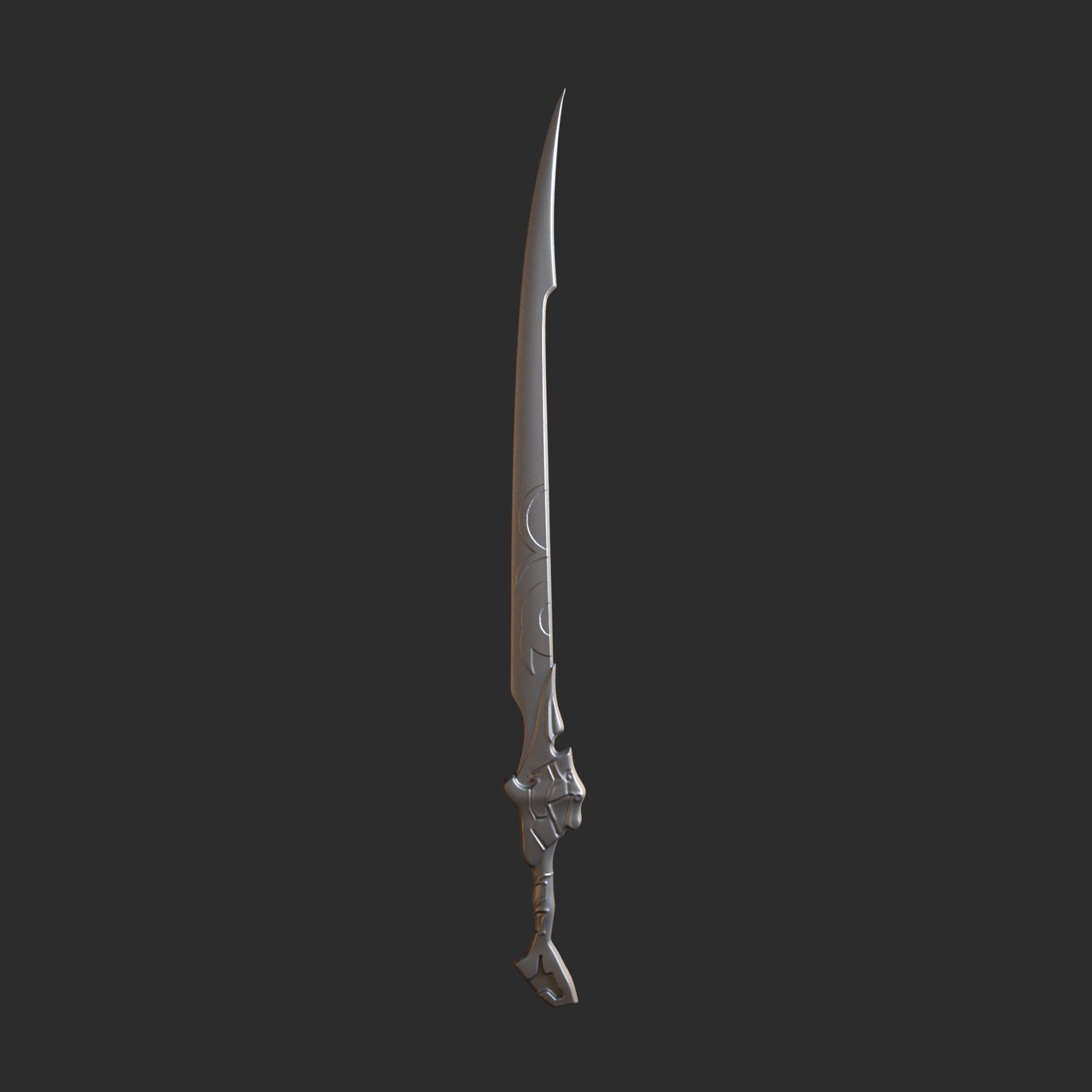 Kazuha Sword Fillet Blade - Digital 3D Model and Physical 3D Printed K ...