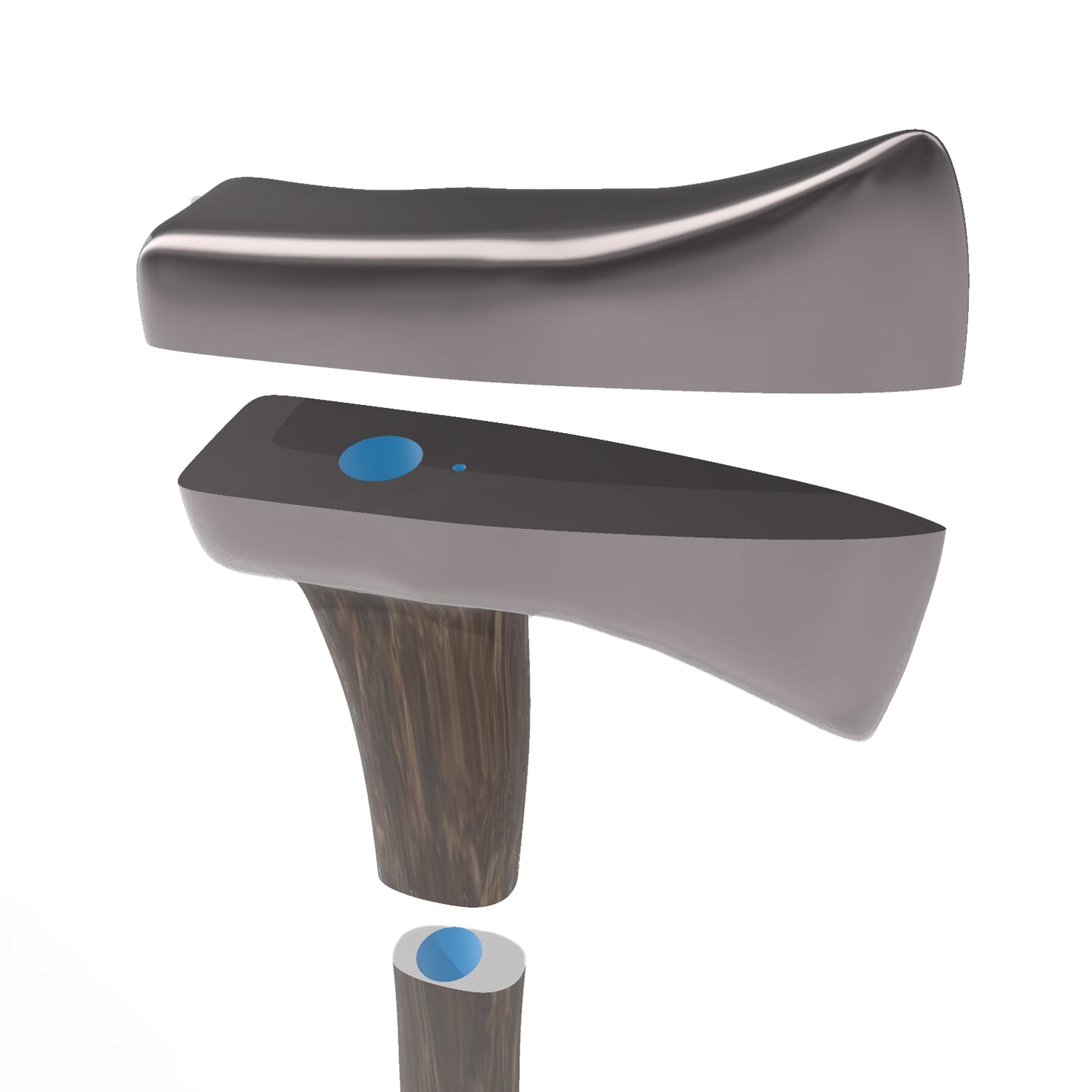 Huntress Hatchet - Digital 3D Model and Physical 3D Printed Kit Options - Huntress Axe