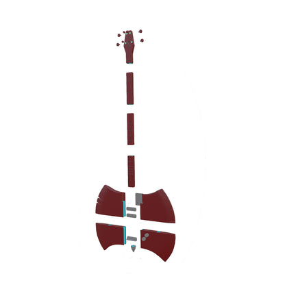 Marceline's Axe Bass - Digital 3D Model - Adventure Time - Marceline Cosplay