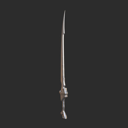 Fillet Blade - Digital 3D Model - Genshin Impact - Kaedehara Kazuha Cosplay