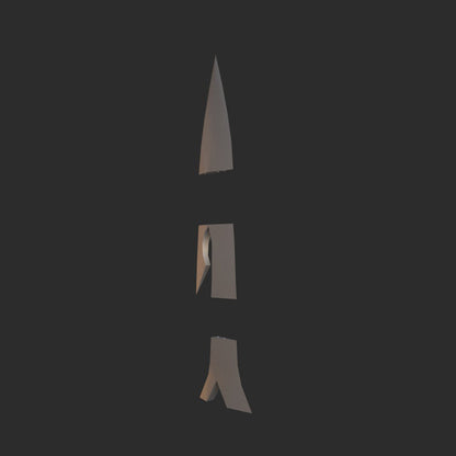 Childe Single Sword - Digital 3D Model - Genshin Impact - Childe Cosplay