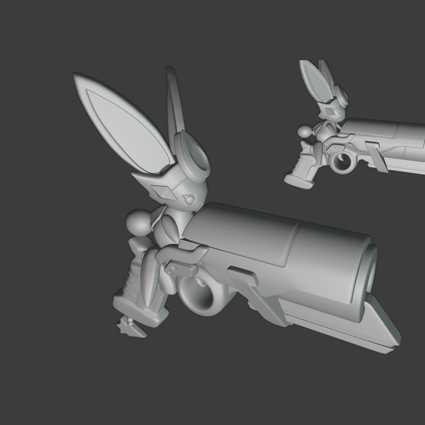 Miss Fortune Battle Bunny Guns - Digital 3D Model and Physical 3D Printed Kit Options - Battle Bunny Miss Fortune Cosplay