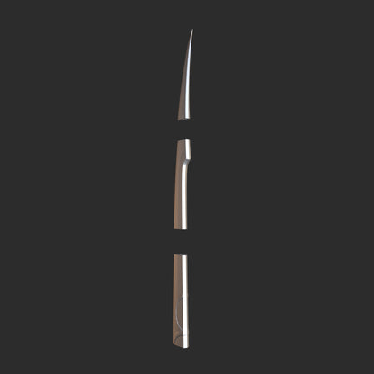 Fillet Blade - Digital 3D Model - Genshin Impact - Kaedehara Kazuha Cosplay