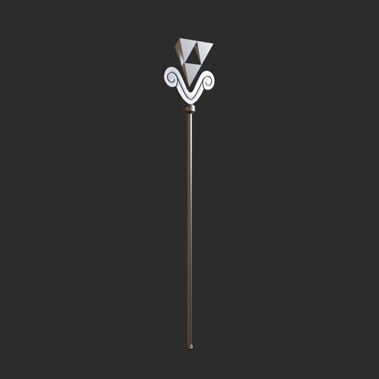 Hilda Staff - Digital 3D Model and Physical 3D Printed Kit Options - Princess Hilda Cosplay