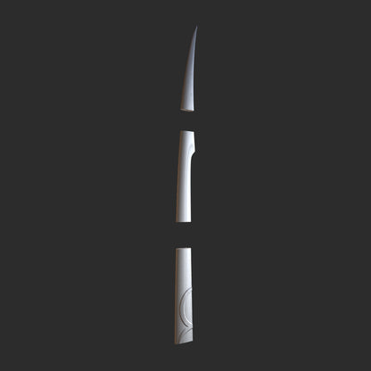 Fillet Blade - Digital 3D Model - Genshin Impact - Kaedehara Kazuha Cosplay