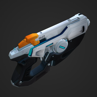 Pulse Pistol - Digital 3D Model - Overwatch 2 - Tracer Cosplay