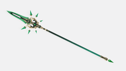 Primordial Jade Winged-Spear - Digital 3D Model - Genshin Impact - Xiao Cosplay